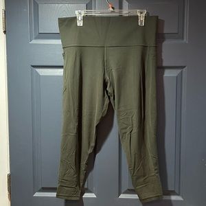 Green Athleta Stash Pocket Legging